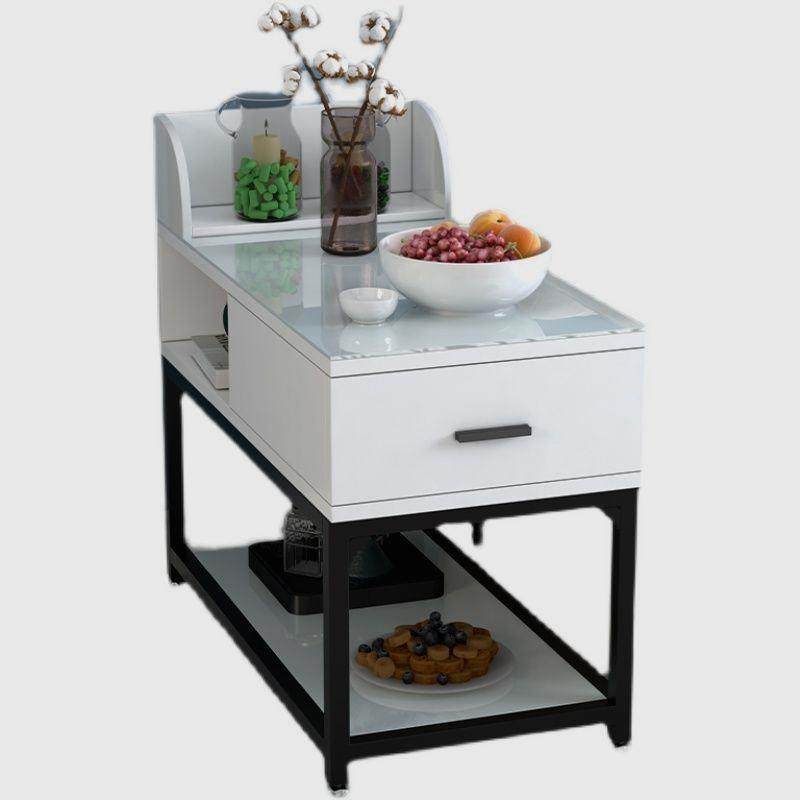 轻奢简约沙发边柜边几角几客厅钢化玻璃侧边柜储物柜边角桌小茶几,淘宝优惠券,粉丝福利购,淘宝优惠卷