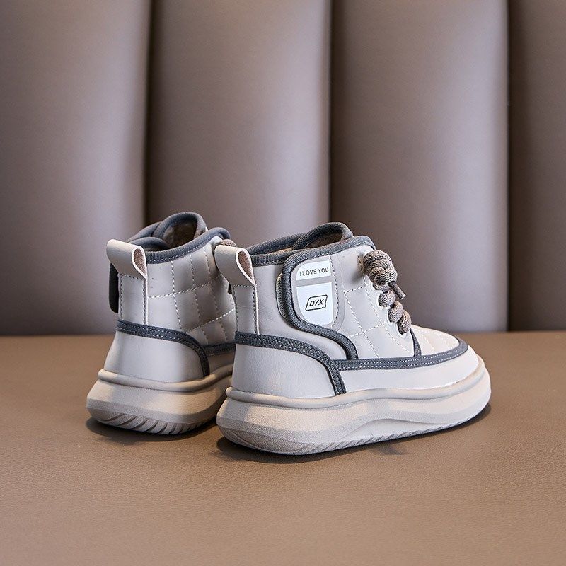 儿童雪地靴2024冬季新款女童鞋子男童棉靴加绒加厚冬靴皮靴短靴子,淘宝优惠券,粉丝福利购,淘宝优惠卷