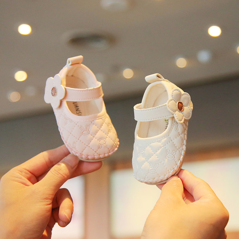 秋季0-6-12月婴儿鞋软底一岁女宝宝学步鞋韩版婴幼儿公主鞋子春秋,淘宝优惠券,粉丝福利购,淘宝优惠卷