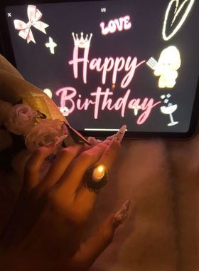 【蜡烛戒指】戒指蜡烛DIY迷你蜡烛戴手上创意生日惊喜拍照的道具