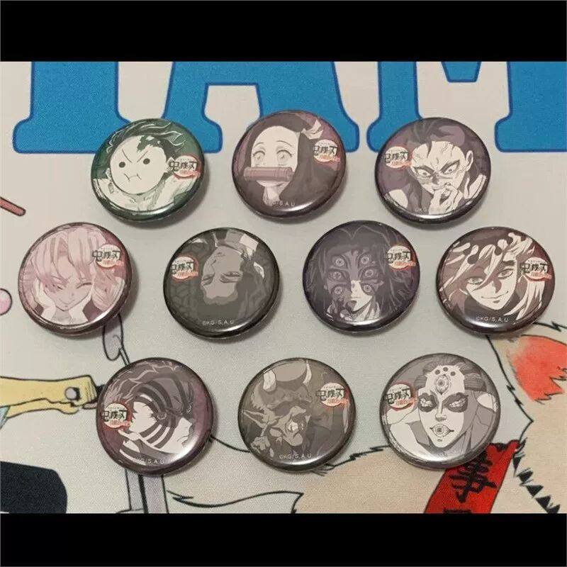 鬼灭之刃 猗窝座锻刀村回头黑死牟无惨32mm徽章全新日谷底谷子,淘宝优惠券,粉丝福利购,淘宝优惠卷