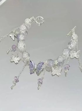 白月梵星手链白烁衍生印象白鹿应援手链ins清冷古风气质高级古风