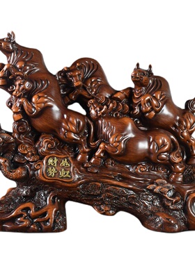 五牛摆件纳福礼品牛年吉祥物招财镇宅创意办公室客厅店铺家居装饰