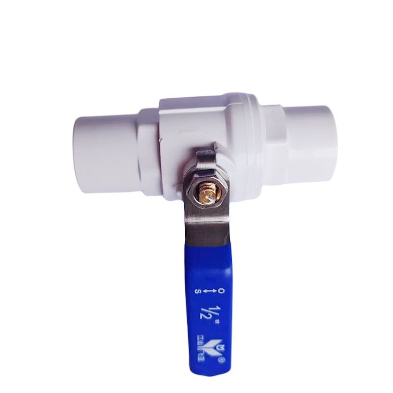 PVC球阀 开关 阀门 闸阀20 25 32 40 50 63 75 90 110 不锈钢手柄,淘宝优惠券,粉丝福利购,淘宝优惠卷