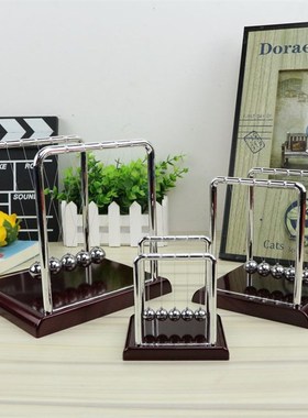 牛顿摆球碰碰球撞击m物理摆件现代简约家居桌面装饰品创意礼物礼