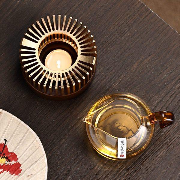 2024新款煮茶器迷你风琴暖茶炉底座创意茶水保温热茶温茶炉热酒器,淘宝优惠券,粉丝福利购,淘宝优惠卷