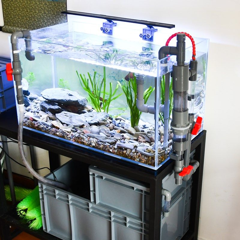 鱼缸免打孔虹吸管过滤器改底滤上下水虹吸壶净水除油膜花篮过滤箱,淘宝优惠券,粉丝福利购,淘宝优惠卷