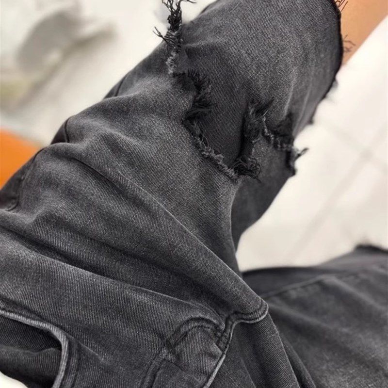 梨型身材裤子大尺码高腰破洞牛仔短裤女夏胖妹妹mm宽松显瘦五分五,淘宝优惠券,粉丝福利购,淘宝优惠卷