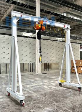 2023新款手推移动龙门架起重机轻小型移动龙门吊