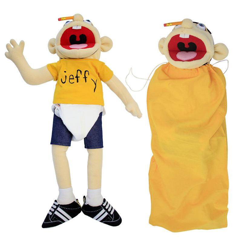 杰夫手偶搞怪男孩手偶儿童益智布偶jeffy公仔,淘宝优惠券,粉丝福利购,淘宝优惠卷