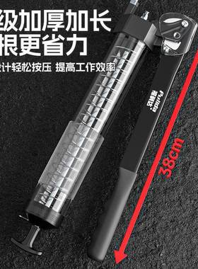 齿轮式黄油枪新款手动高压毛毛虫专用小型透明管挖机货车打黄油枪