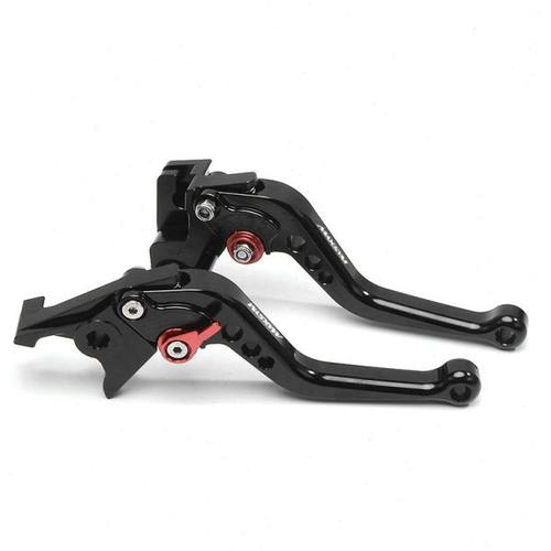 适用三阳MAXSYM400 TL500 改装两指短款刹车牛角车手把离合拉杆 - 图2