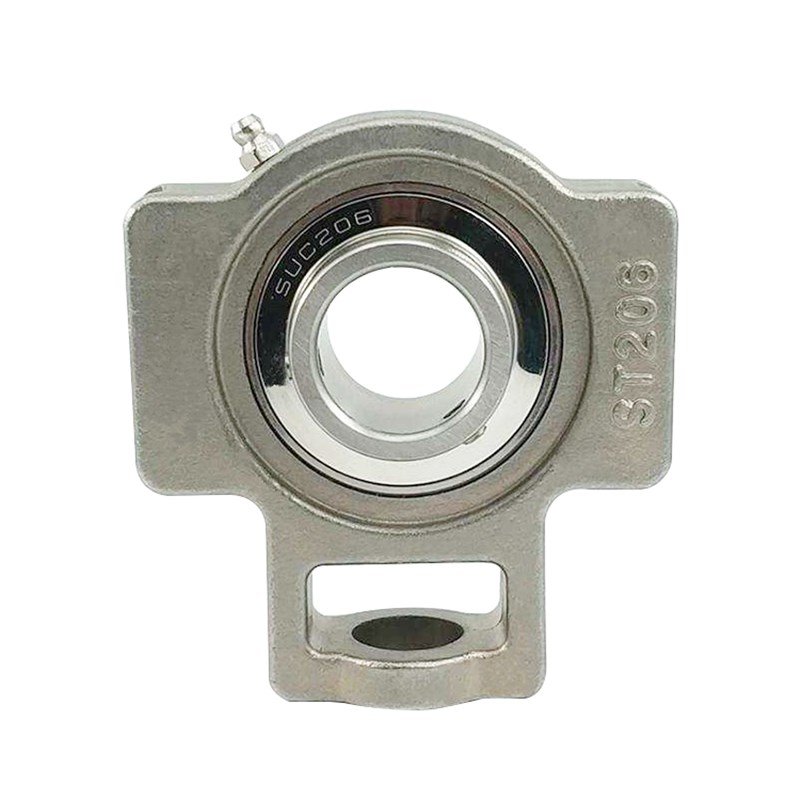 304不锈钢外球面轴承带滑槽座 ST20w4 ST205 ST206 ST207 T208 20 - 图1