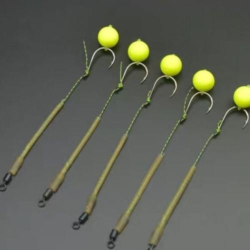 微离底钓组欧式珠珠鲤鱼草鱼湖库返底钓浮珠Q野钓钓鱼反底钓线组 - 图0