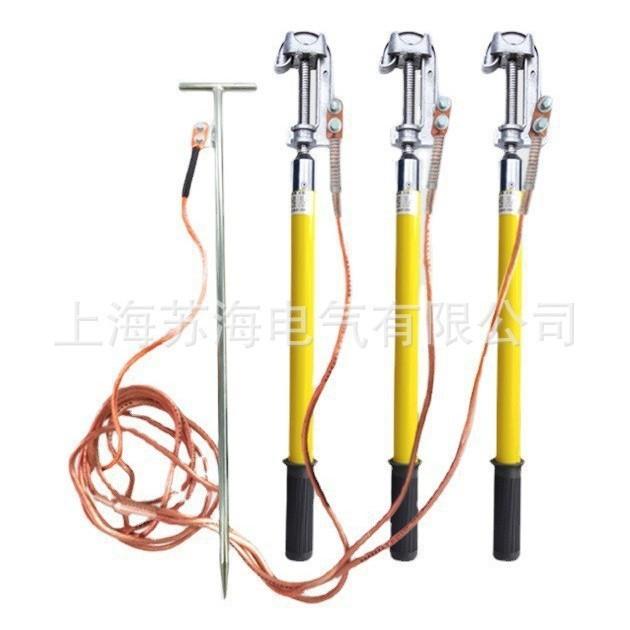 高压接地线 10kv便携式接地线 室内外可用35kv三相临时短路接地棒 - 图2