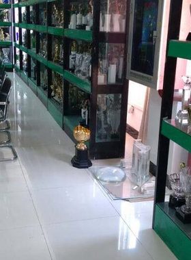 楼模工艺礼品 进口水晶楼模 建筑楼模型 HKJ-1740 油井平台蓝底