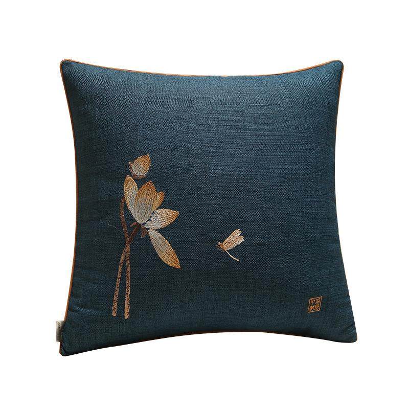 中国风床头靠背垫中式抱枕沙发客厅大号靠垫含芯大号护腰靠枕腰枕,淘宝优惠券,粉丝福利购,淘宝优惠卷