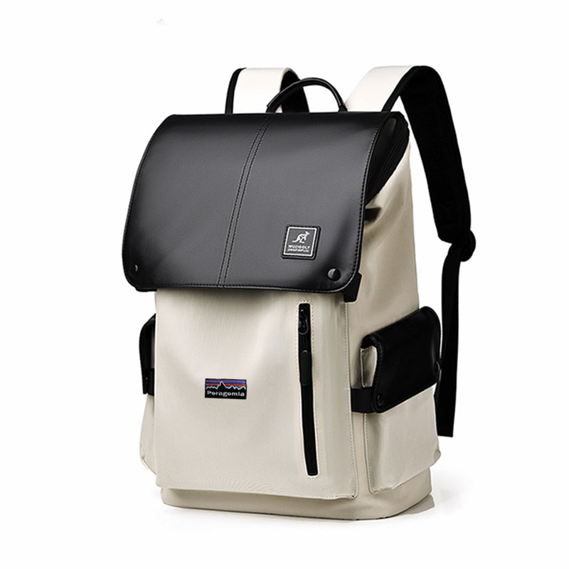 Poragomla trendy versatile backpack for men and women outdoor travel large capacity school bag trend