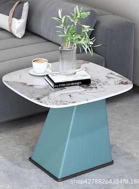 小茶几沙发边几客厅小户型多功能边柜卧室简约小桌子岩板台面茶台