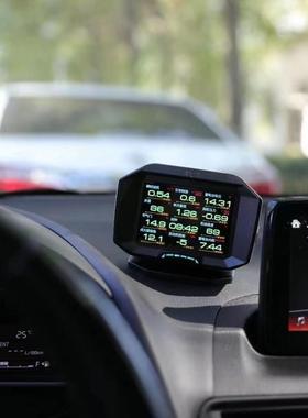 跨镜魔术师F936液晶仪表汽车通用OBD仪表转速涡轮表水温表改装仪