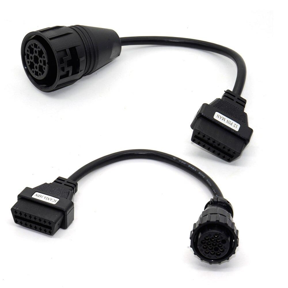 TruckCablOBD2卡车线8件套适用于TCSPRO诊断读取器接口连接 - 图1