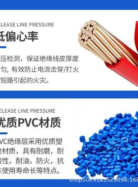 民兴电线电缆ZC-BVR1.5/2.5/4/6/10平方多股家装铜芯软线电线