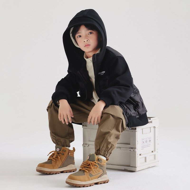 2024新款冬季男童轻薄款羽绒服加厚保暖儿童连帽外套学生校服神器,淘宝优惠券,粉丝福利购,淘宝优惠卷