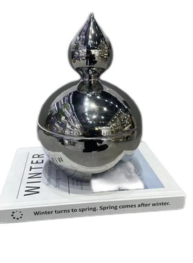 现代轻奢陶瓷电镀几何艺术摆件样板间猩猩摆设小蘑菇糖果盒装饰品