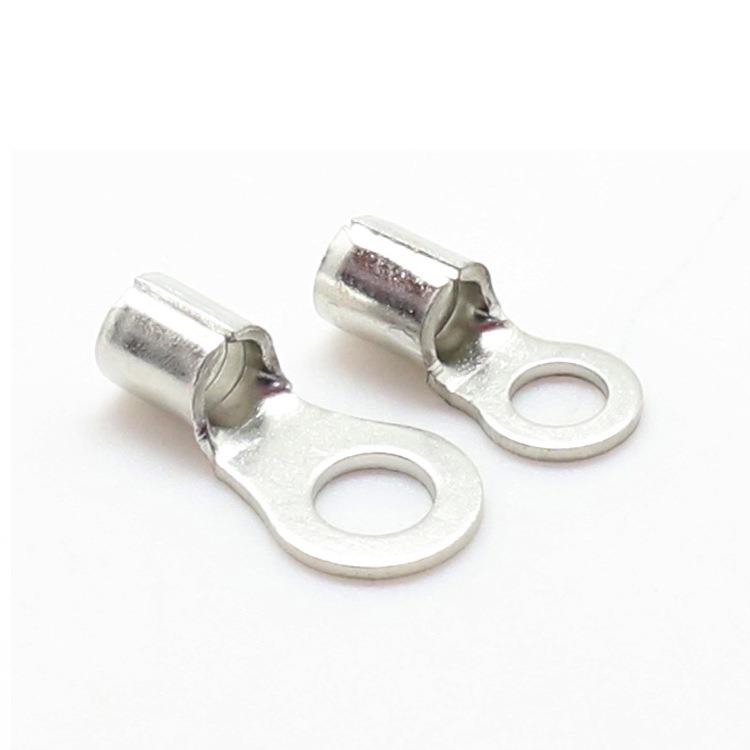 冷压端子接线耳裸端子铜鼻子原形裸端头RNB2-3.2紫铜材质 - 图3