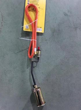 出口50喷火口自动点火双开关1.5米橙红色Pvc橡胶管