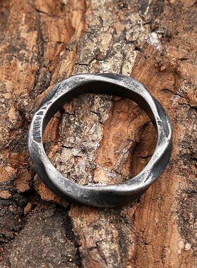 Punk Fashion 316L Stainless Steel Mobius Rings Gothic Vintag