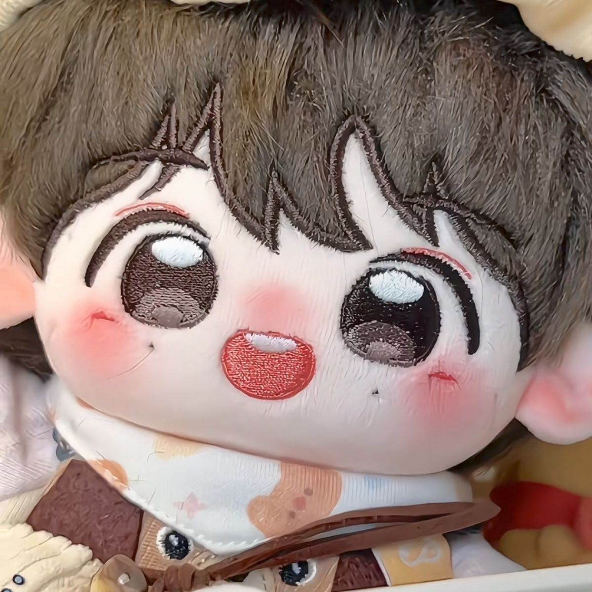 原创渝丸丸逆爱梓渝棉花娃娃20cm可爱明星周边玩偶公仔送朋友礼物 - 图1