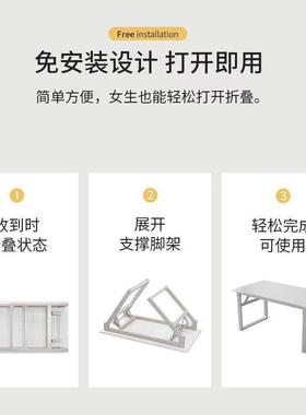 免安装折叠桌子电脑桌简易书桌家用学生卧室写字桌简约便携学习桌