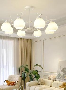 客厅主灯现代简约法式奶油风南瓜卧室灯2022年新款网红餐厅吸顶灯