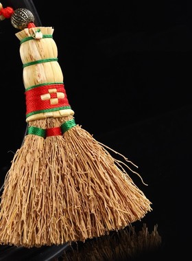 手工制作小扫把挂件随身包挂卧室床头推车宝宝婴儿童学生携带装饰