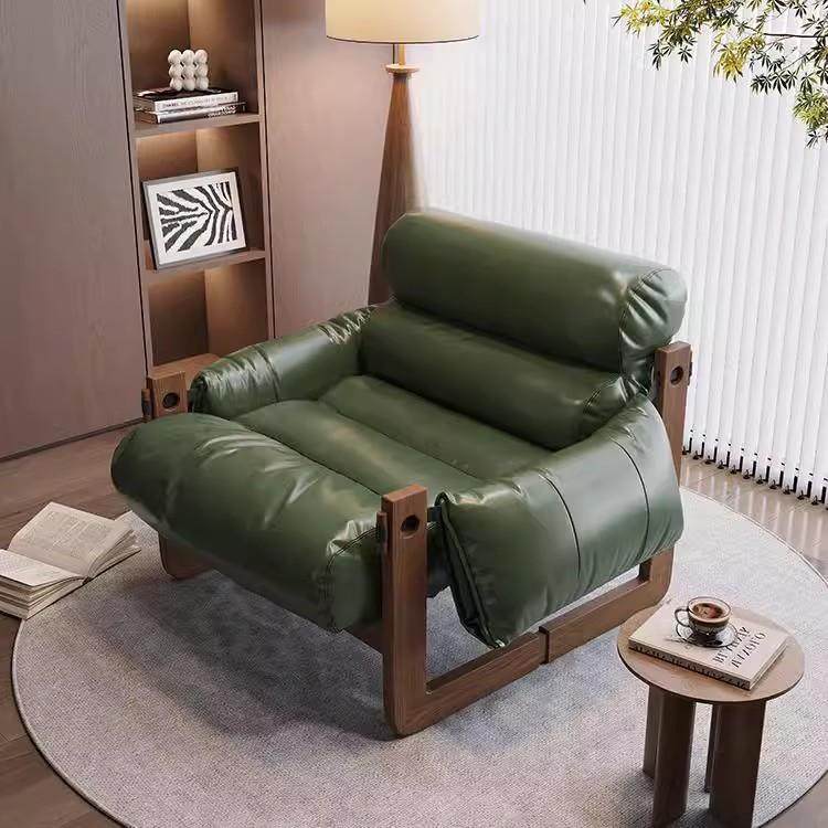 中古风泽西岛椅休闲椅阳台单人懒人沙发躺椅客厅可躺可睡实木沙发,淘宝优惠券,粉丝福利购,淘宝优惠卷