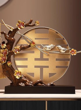 结婚礼物送新人新中式轻奢高档订婚新婚送闺蜜新娘小众装饰品摆件