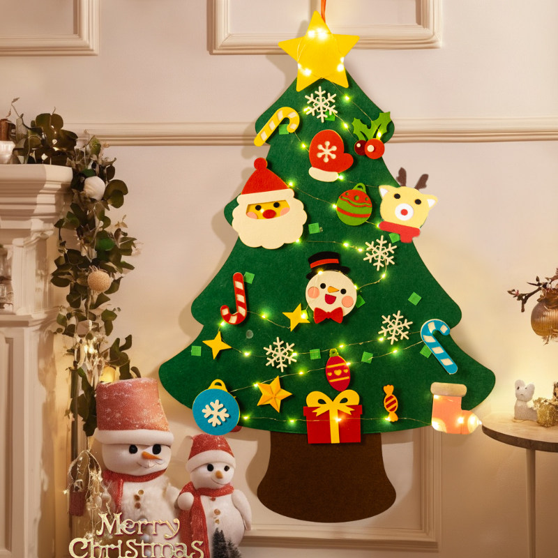 圣诞节装饰挂饰品diy毛毡圣诞树店铺橱窗派对场景布置装扮气氛围,淘宝优惠券,粉丝福利购,淘宝优惠卷