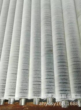 供应工业机械铜丝刷辊/钢丝刷辊/弹簧毛刷辊/不锈钢丝毛刷辊