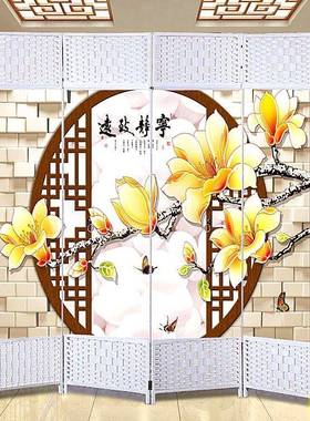 折叠屏风隔断客厅进门遮挡板玄关卧室现代简约装饰帘活动墙办公x&