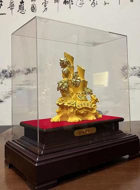 财富节节高绒沙金富贵竹摆件节节高家居客厅书房饰品店铺开业公