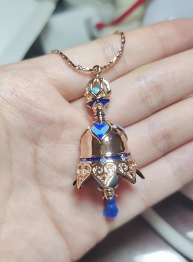 散兵项链原神周边流浪者项链图莱杜拉的回忆铃铛吊坠学生银饰礼物