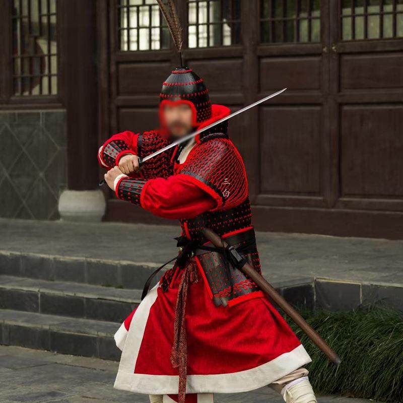 新款古代盔甲服装可穿表演服将军士兵演出服影视舞台演出衣服道具,淘宝优惠券,粉丝福利购,淘宝优惠卷