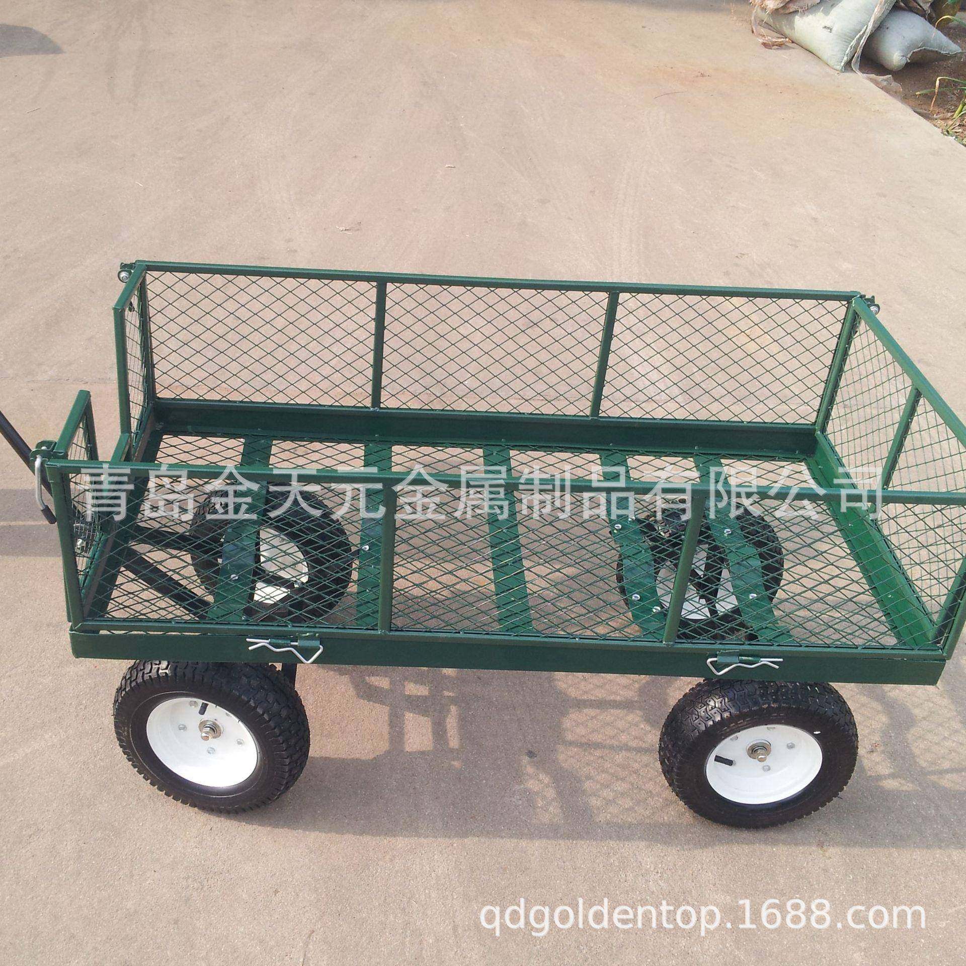 园艺折叠工具网车花园多功能垃圾清扫网车带框拉货车物料搬运车,淘宝优惠券,粉丝福利购,淘宝优惠卷