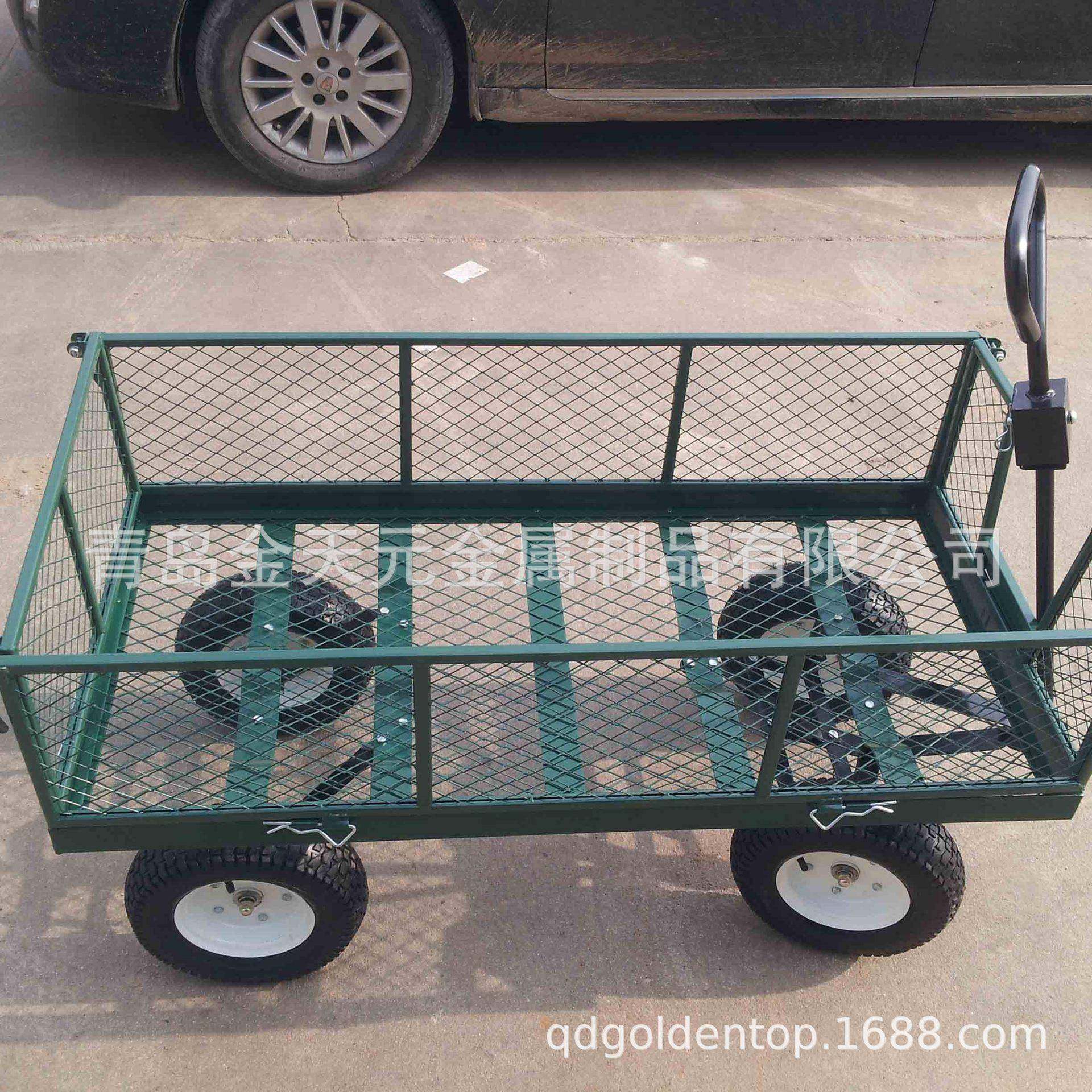 园艺折叠工具网车花园多功能垃圾清扫网车带框拉货车物料搬运车,淘宝优惠券,粉丝福利购,淘宝优惠卷