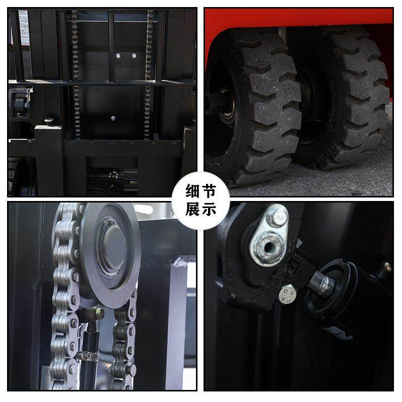 电动叉车三支点三轮座驾式电动叉车1吨液压铲车小型电动堆高车,淘宝优惠券,粉丝福利购,淘宝优惠卷