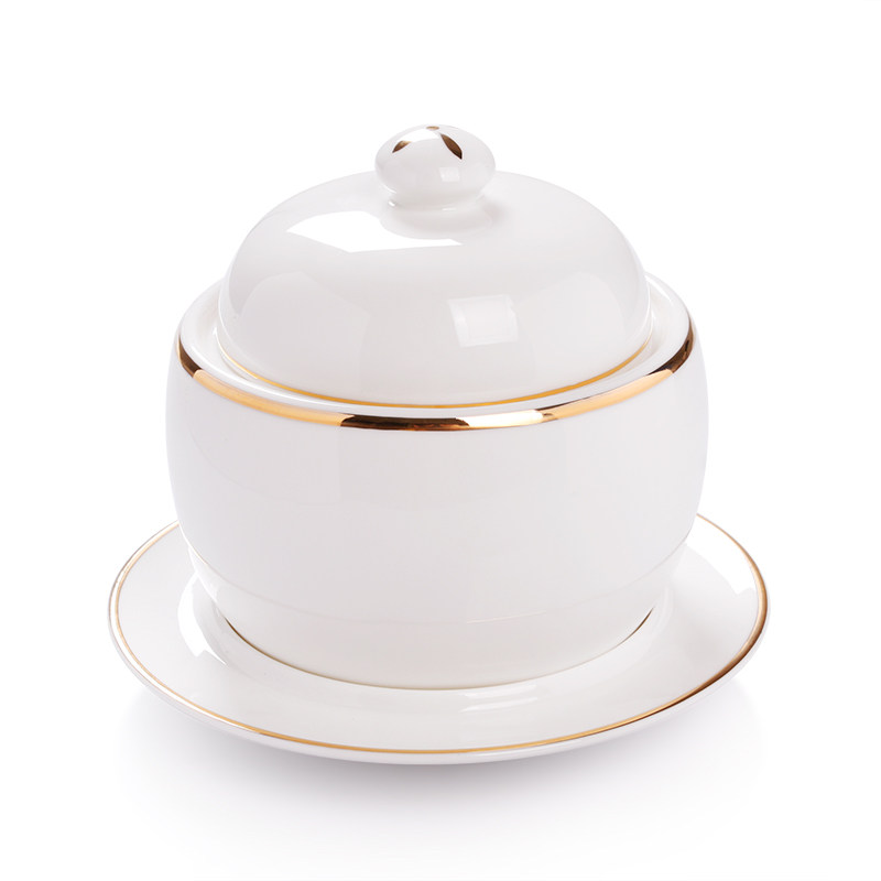 酒店餐厅迷你陶瓷燕窝炖盅内胆甜品小汤I盅骨瓷隔水蒸盅煲炖汤盅,淘宝优惠券,粉丝福利购,淘宝优惠卷