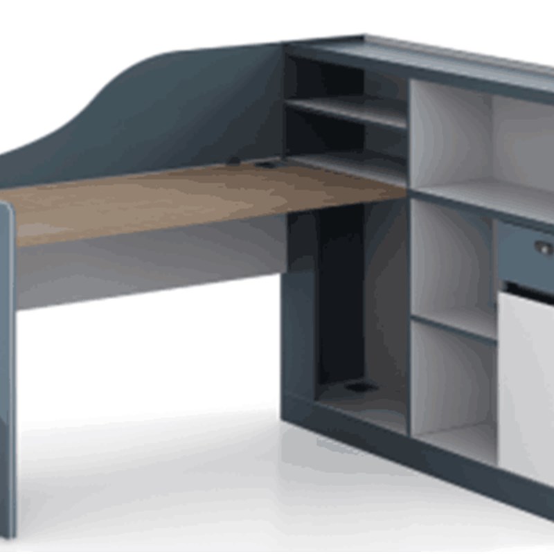 职员四人位办公桌办公室桌椅组合屏风工作位单双/Q246人卡座电脑 - 图3