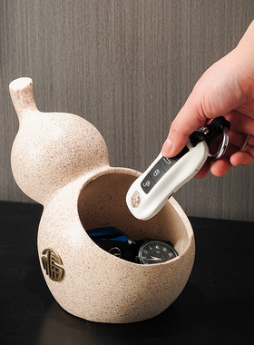 新中式开运葫芦装饰品招财摆件客厅玄关柜鞋柜放钥匙收纳乔迁礼物