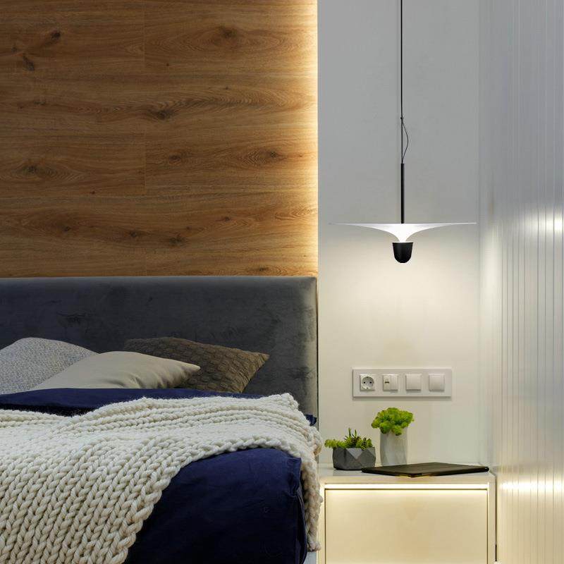 北欧极简飞碟吊灯简约创意个性餐厅吧台灯艺术样板房卧室床头灯具,淘宝优惠券,粉丝福利购,淘宝优惠卷